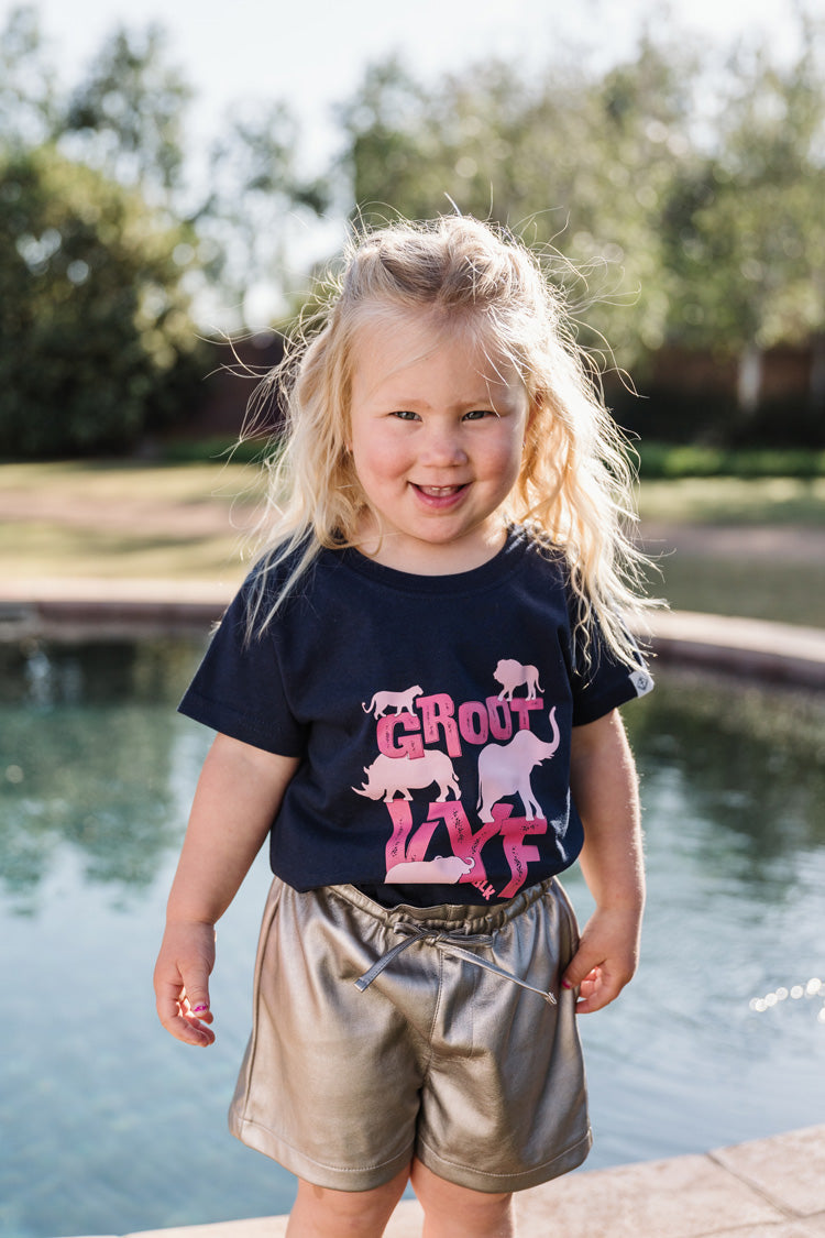 Groot Vyf T-shirt (Kids) Navy – Republk