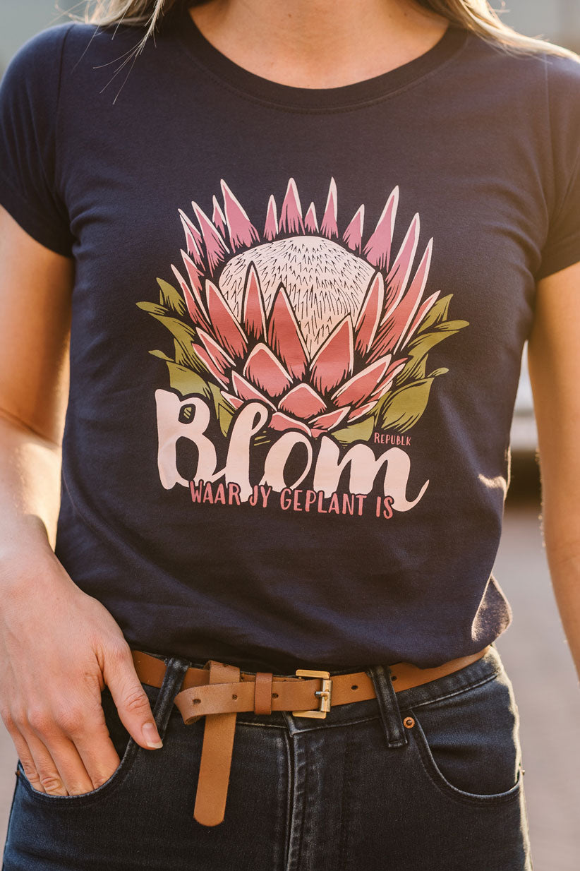 Blom Waar Jy Geplant Is T-shirt (Women)
