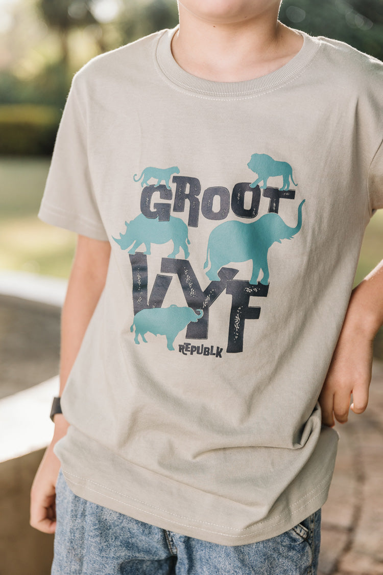 Groot Vyf T-shirt (Kids) Stone – Republk