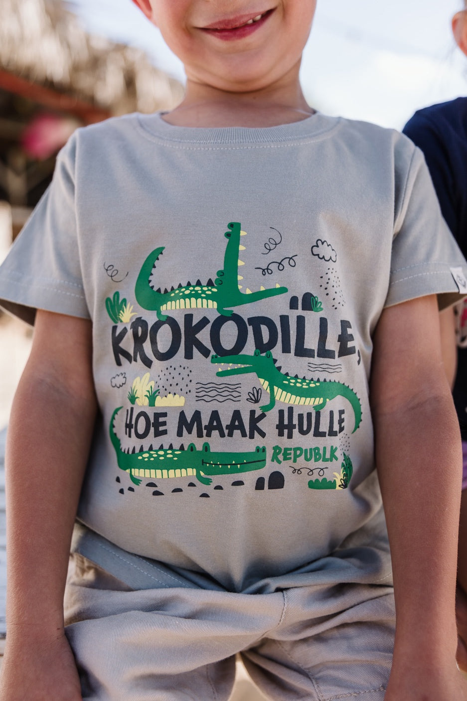 Krokodille hoe maak hulle T-shirt (Kids)