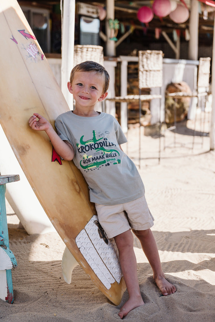 Krokodille hoe maak hulle T-shirt (Kids)