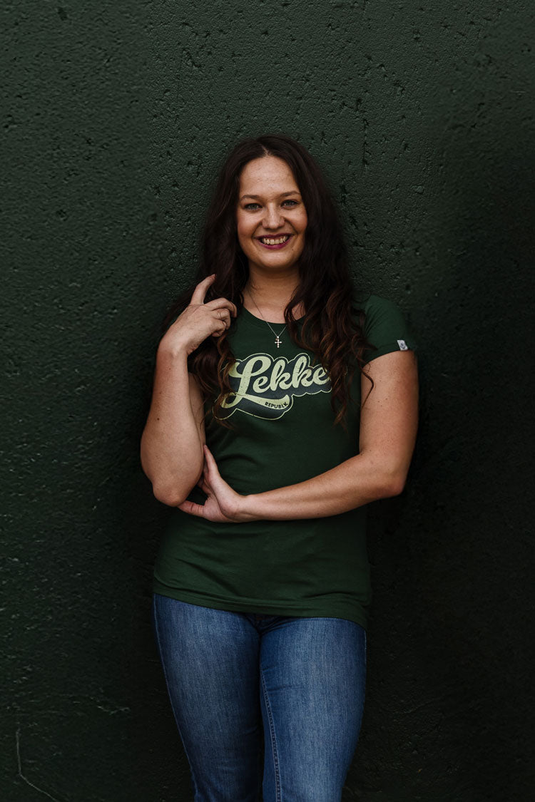 Lekker T-hemp (Dames) - Groen