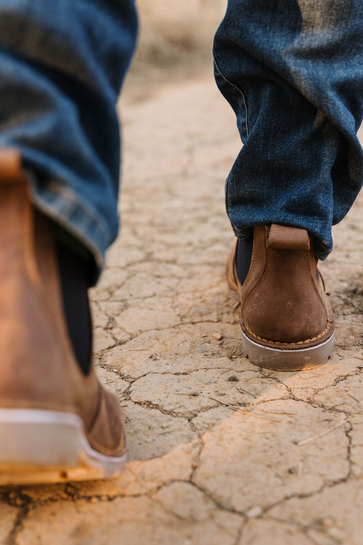 Lion's Head Leather Boots