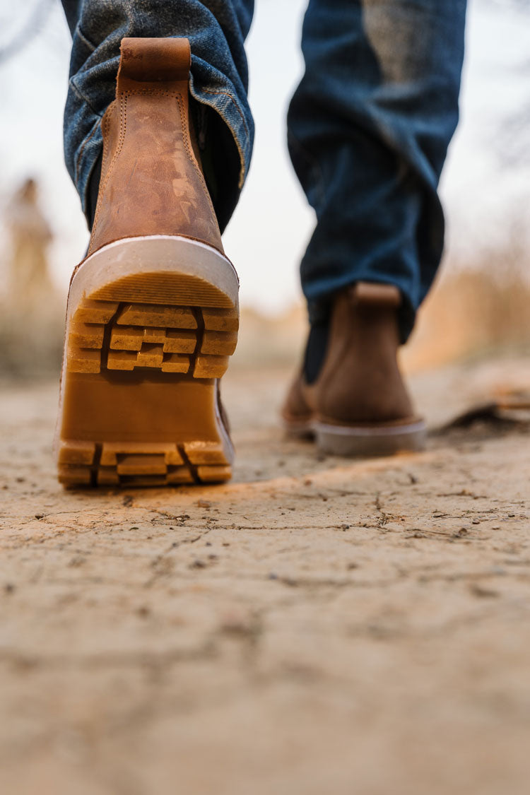 Lion's Head Leather Boots