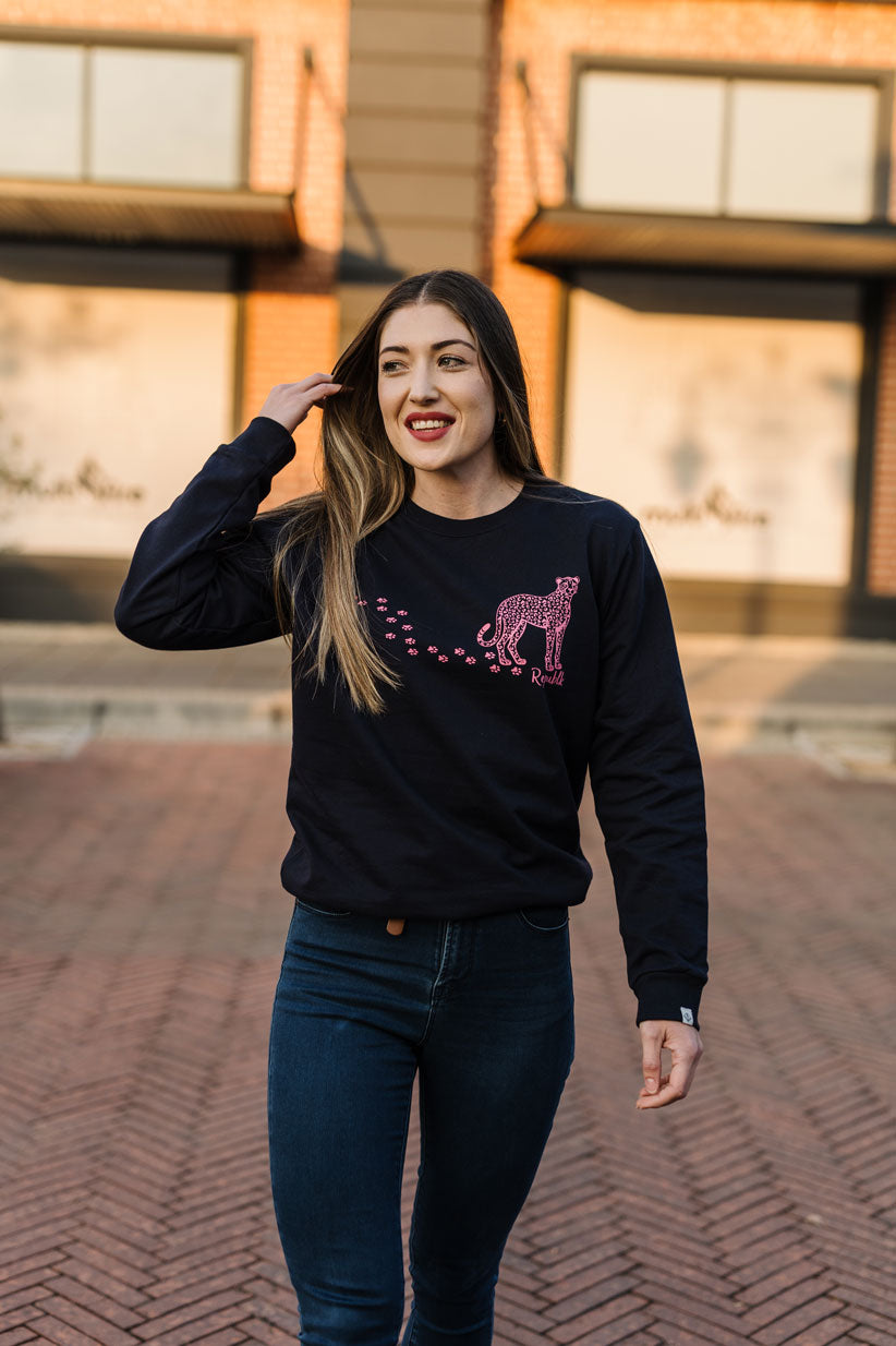 Pink Leopard Sweater