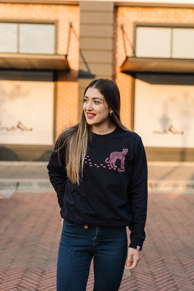Pink Leopard Sweater