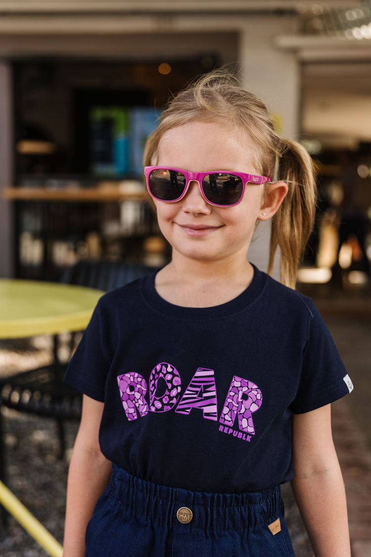 Roar T-shirt (Kids) - Navy