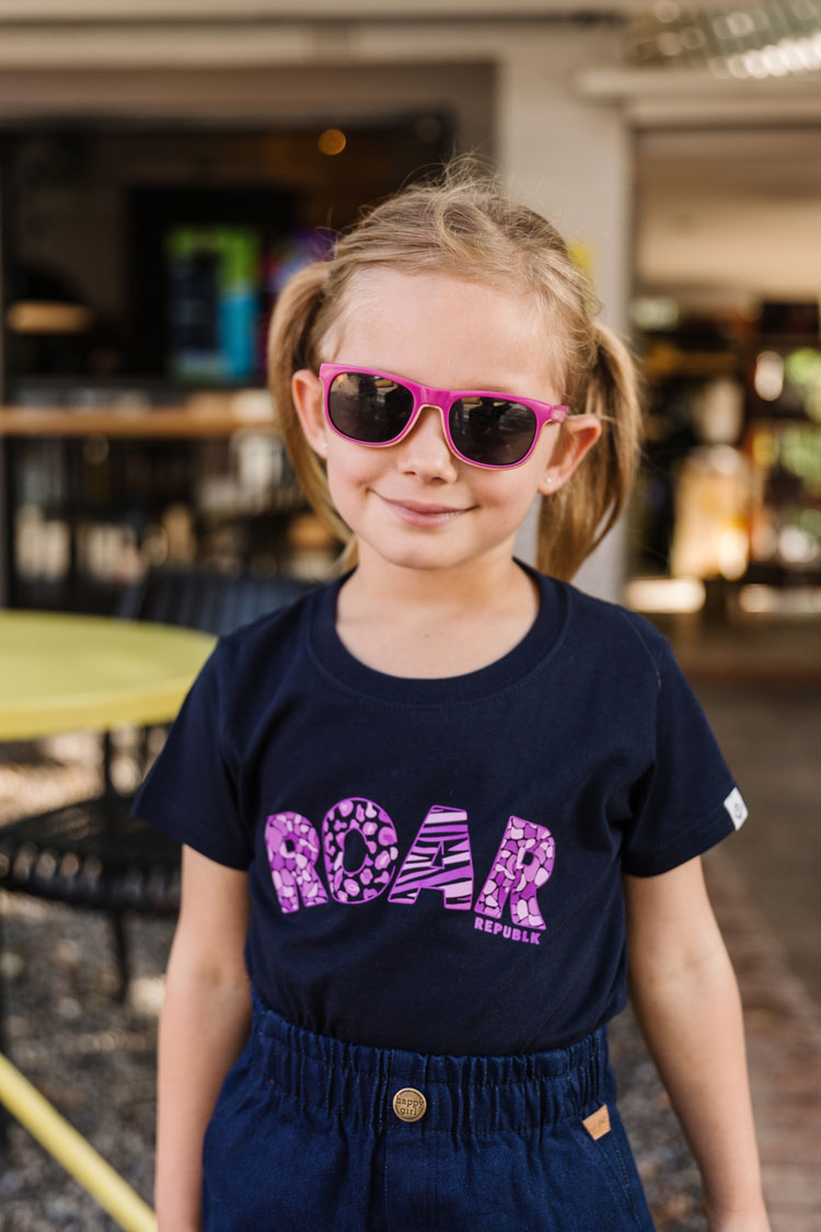 Roar T-shirt (Kids) - Navy