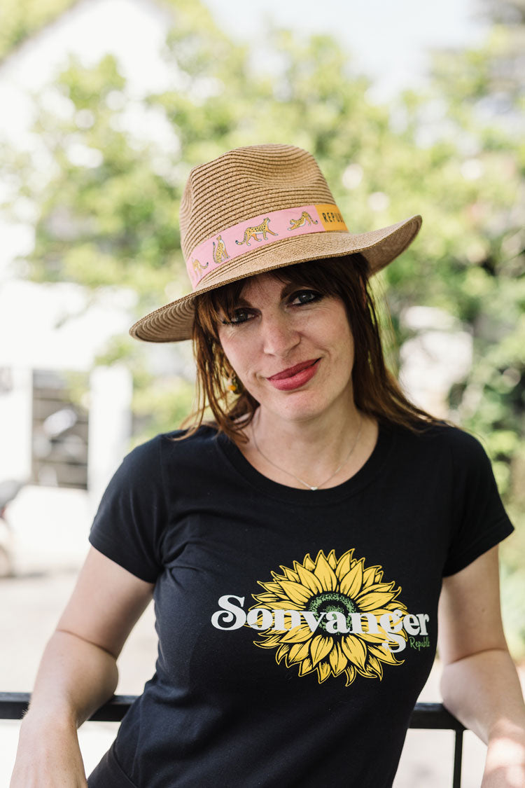 Sunhat - Pink Cheetah