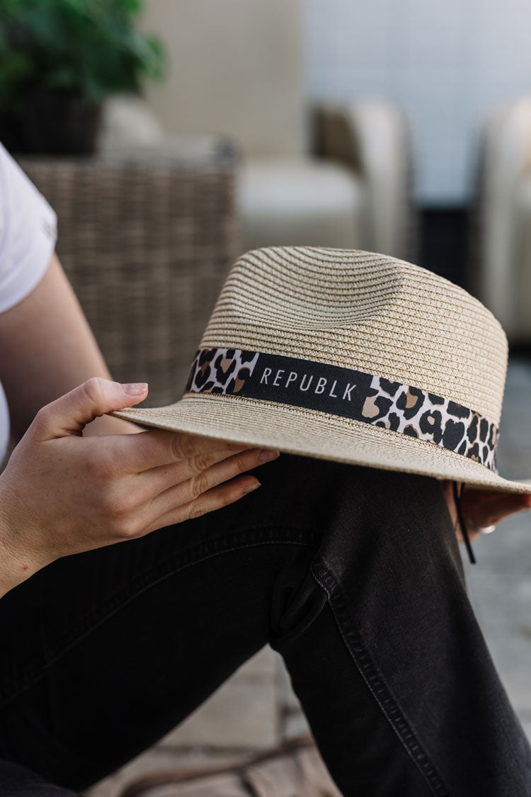 Sunhat - Leopard Print