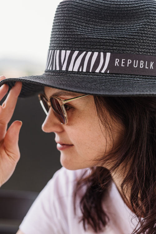Sunhat - Zebra Print